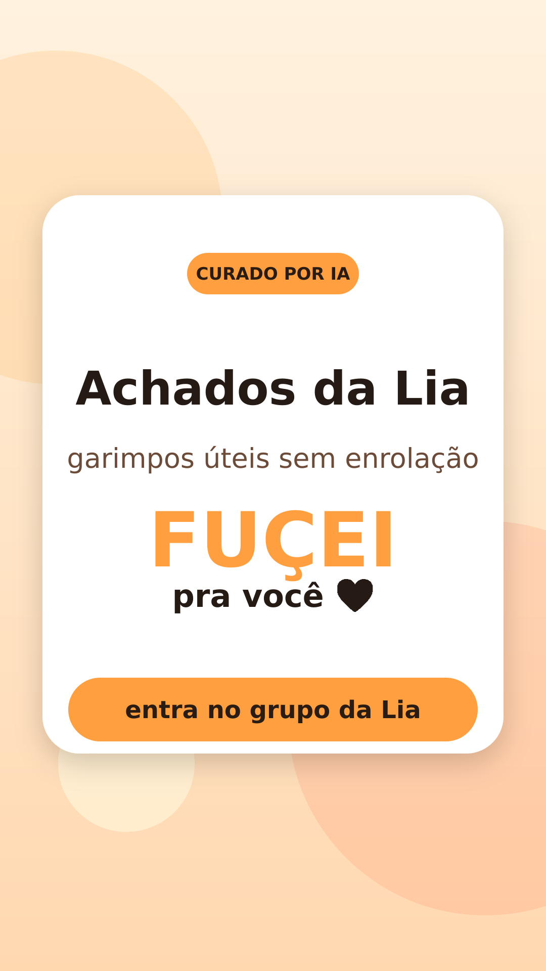 Achados da Lia
